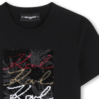 T-shirt met korte mouwen KARL LAGERFELD KIDS 
                    GIRL