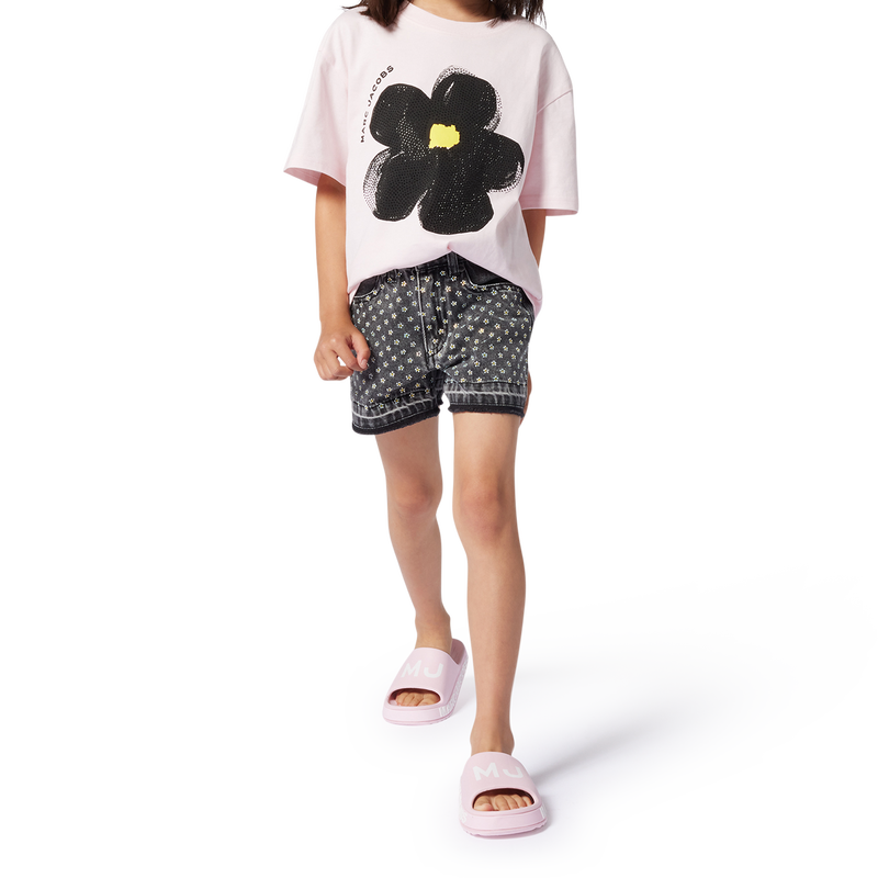 Katoenen T-shirt, korte mouwen MARC JACOBS 
                        GIRL
