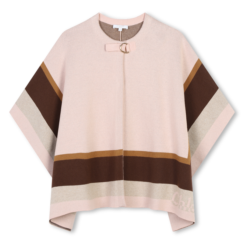 Cape avec rayures multicolores CHLOE 
                        FILLE