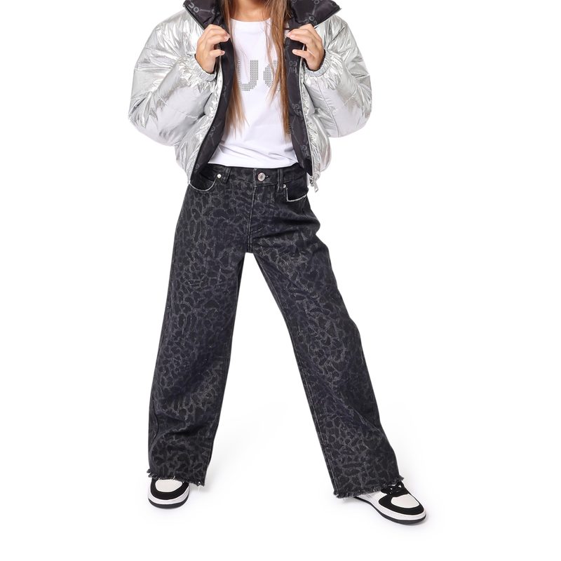 T-shirt sigle clout&eacute; HUGO 
                        FILLE