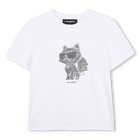 T-shirt met korte mouwen KARL LAGERFELD KIDS 
                    GIRL