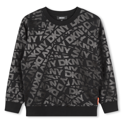 Fleece sweater van katoen DKNY UNISEX