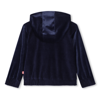 Vest van velours met capuchon BILLIEBLUSH GIRL