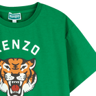 T-shirt en coton avec imprim&eacute; KENZO KIDS 
                    GARCON
