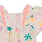 Blouse met ruches en korte mouwen BILLIEBLUSH 
                    GIRL