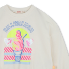 Sweater van fleecekatoen BILLIEBLUSH 
                    GIRL