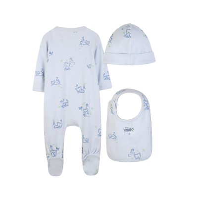 ENSEMBLE PYJAMA, BONNET ET BAVOIR KENZO KIDS GARCON