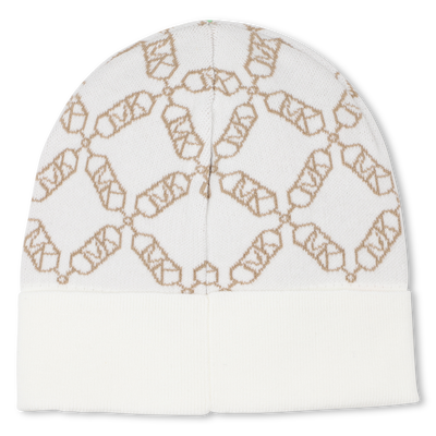 Bonnet en tricot avec jacquard MICHAEL KORS FILLE