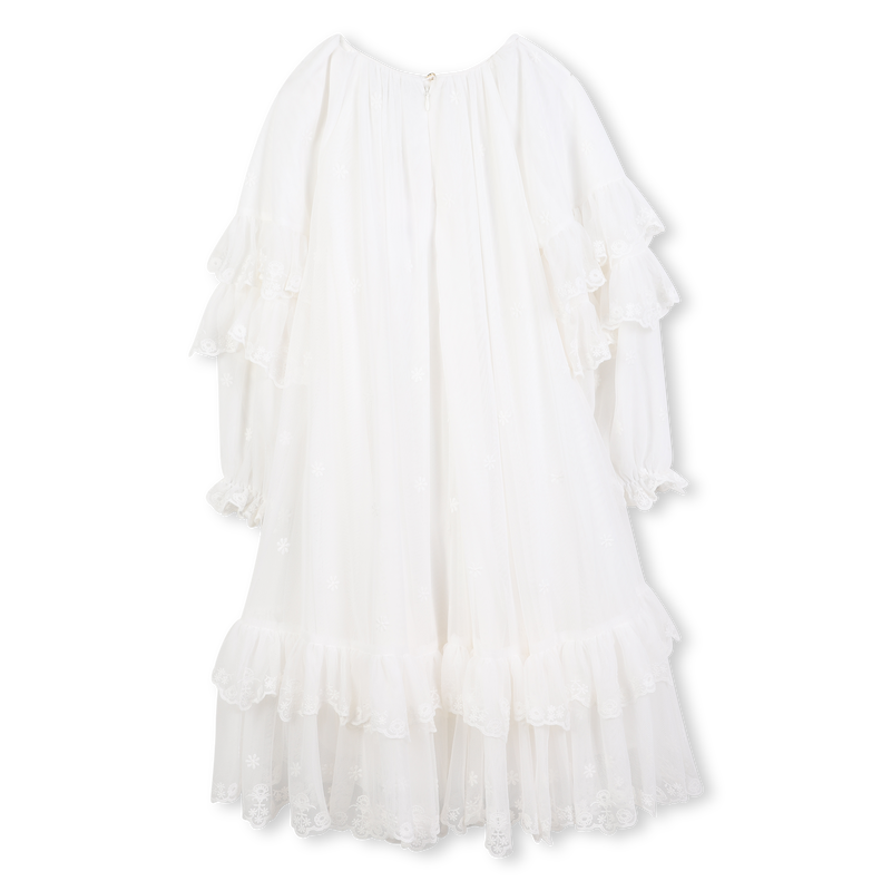 Maxi-jurk met ruches en borduursels CHLOE 
                        GIRL