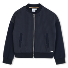 Cardigan zipp&eacute; &agrave; poches BOSS 
                    FILLE