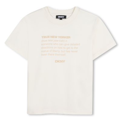 T-SHIRT MET KORTE MOUWEN DKNY UNISEX