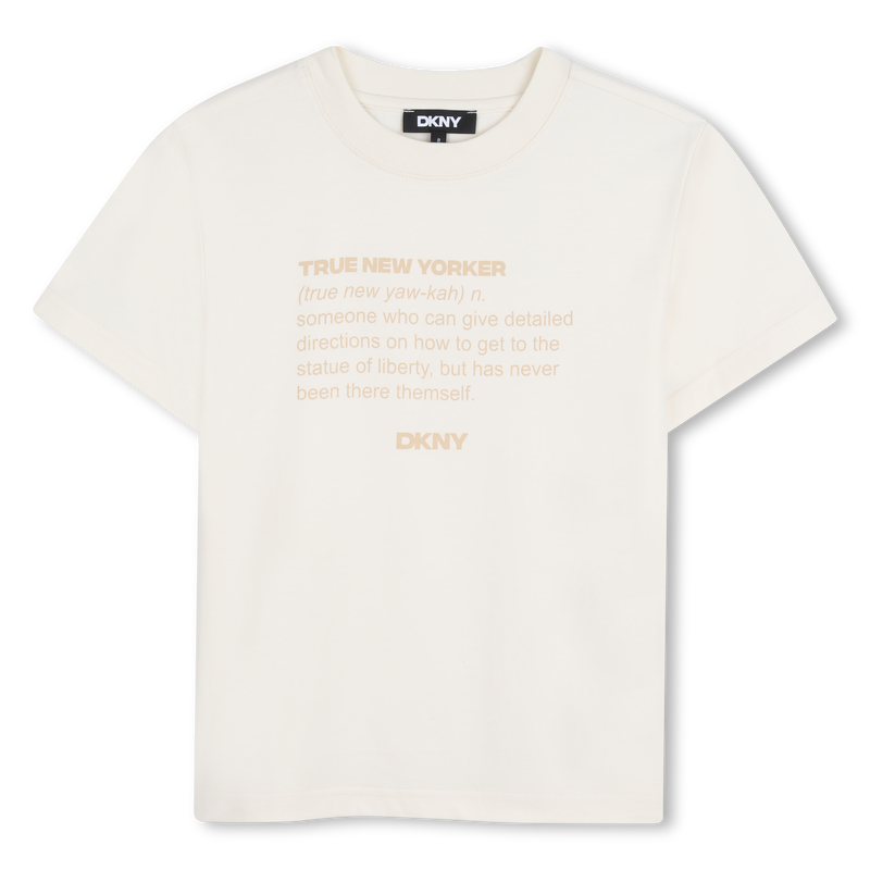 T-SHIRT MET KORTE MOUWEN DKNY 
                        UNISEX