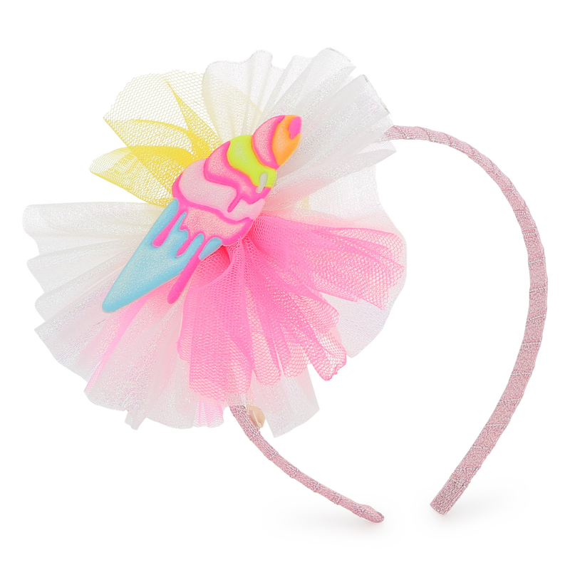 Diadeem met badge van ijsje BILLIEBLUSH 
                        GIRL