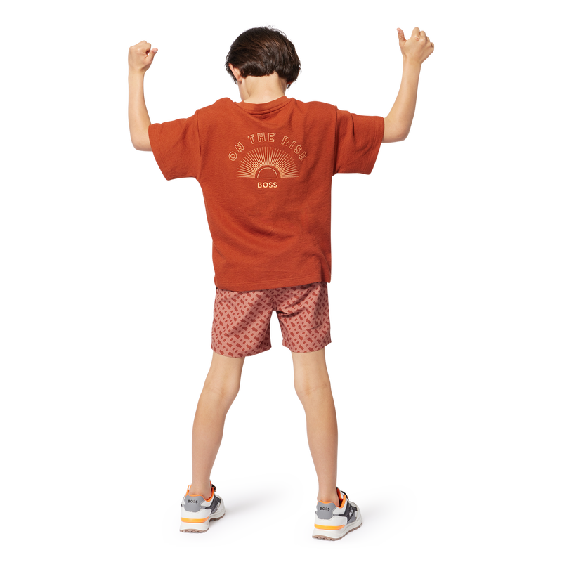 T-shirt brod&eacute; BOSS 
                        GARCON