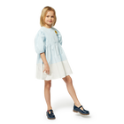 Robe &eacute;vas&eacute;e bicolore KENZO KIDS 
                    FILLE