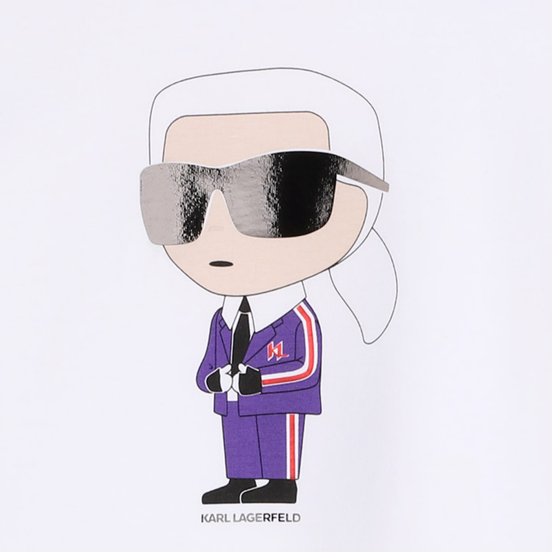 T-shirt met print KARL LAGERFELD KIDS 
                        GIRL