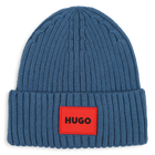 Bonnet en tricot, BLEU MOSAIQUE, hi-res