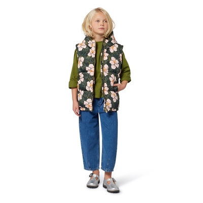 Donsjack met afneembare mouwen KENZO KIDS GIRL