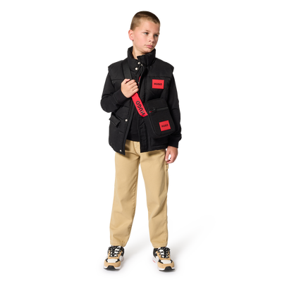 PANTALON AVEC SURPIQURES HUGO GARCON