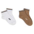 Lot de 2 paires de chaussettes basses BOSS 
                    GARCON