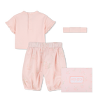 Ensemble Tee-shirt, pyjama et bandeau KENZO KIDS 
                    FILLE