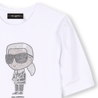 Jurk met korte mouwen KARL LAGERFELD KIDS 
                    GIRL