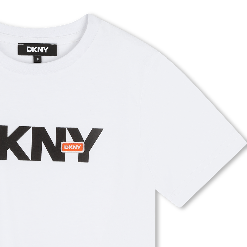 T-shirt coton manches courtes DKNY 
                        UNISEXE
