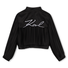 Veste manches pliss&eacute;es KARL LAGERFELD KIDS 
                    FILLE