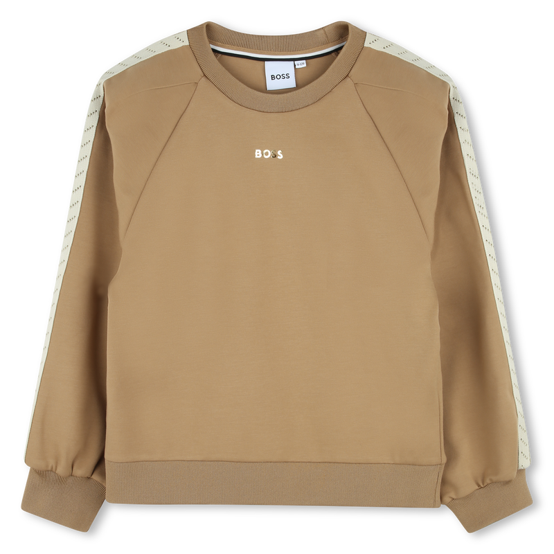 Fancy schoudersweatshirt BOSS 
                        GIRL