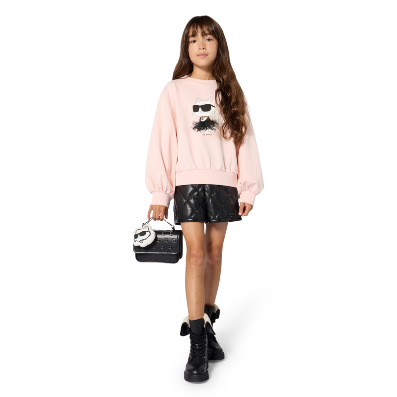 Sweat-shirt KARL LAGERFELD KIDS 
                        FILLE