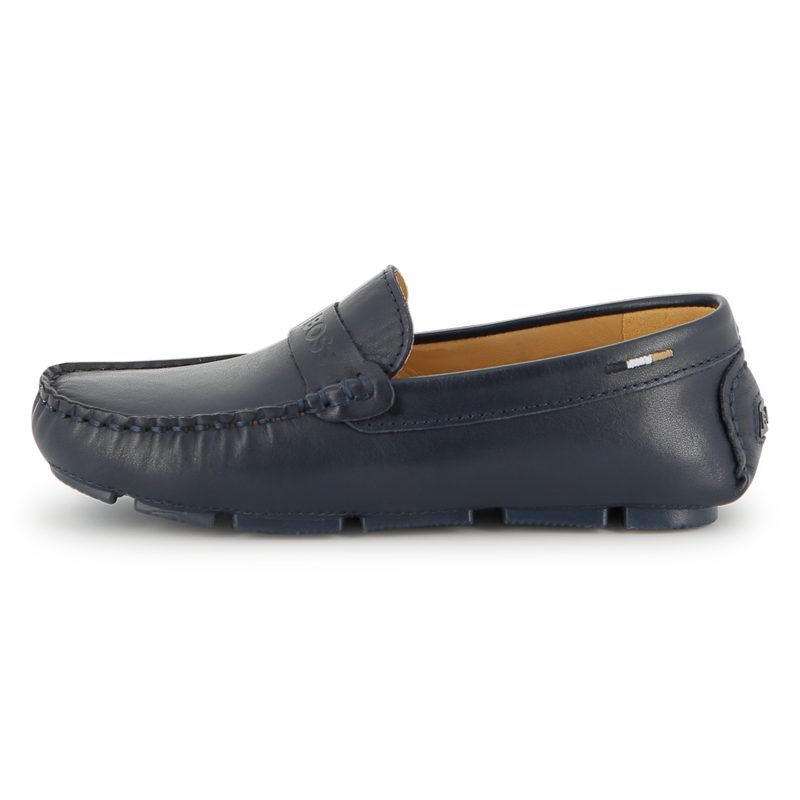 MOCASSINS EN CUIR DE VACHETTE BOSS 
                        GARCON