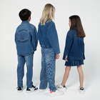 Geplooide denim rok BILLIEBLUSH 
                    GIRL
