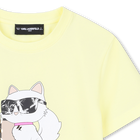 Tee-shirt manches courtes KARL LAGERFELD KIDS 
                    FILLE