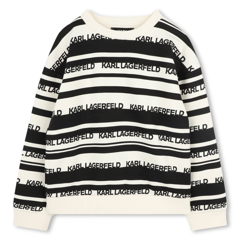 Gestreepte sweater KARL LAGERFELD KIDS 
                        BOY