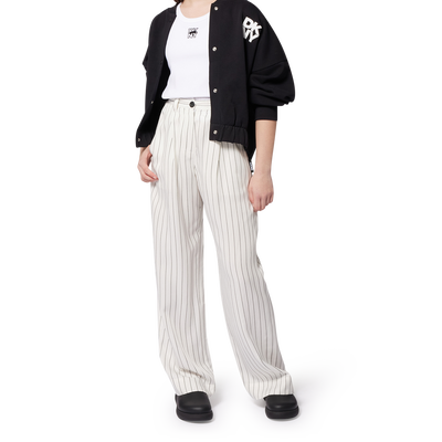 Wijde broek met streepjes DKNY GIRL