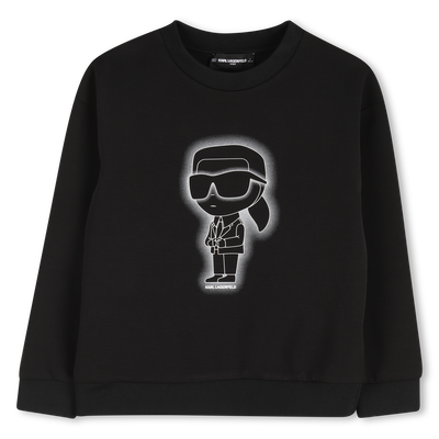 Dubbel jersey sweatshirt KARL LAGERFELD KIDS BOY