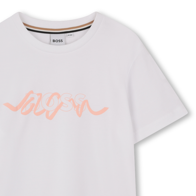 T-SHIRT MET KORTE MOUWEN BOSS 
                        GIRL