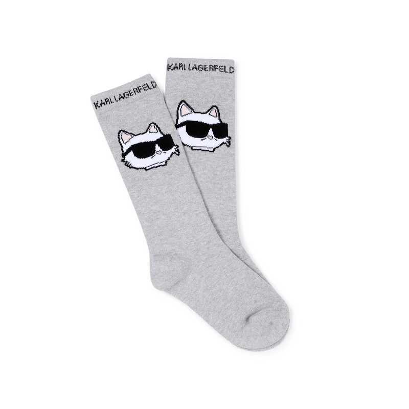 Lot de 2 paires de chaussettes KARL LAGERFELD KIDS 
                        FILLE