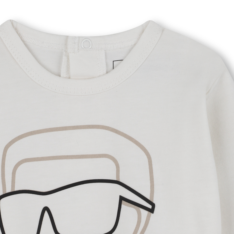 Ensemble cardigan et pantalon en double jersey KARL LAGERFELD KIDS 
                        GARCON