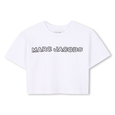Kort T-shirt met strass MARC JACOBS GIRL