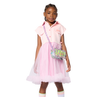 Bi-materiaal jurk BILLIEBLUSH 
                    GIRL