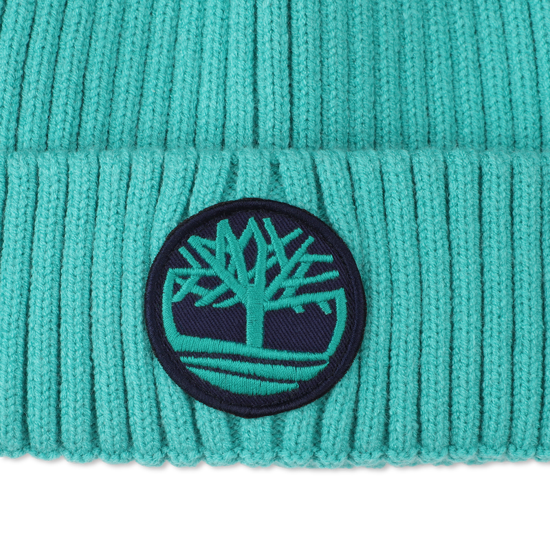 Bonnet badge tricot&eacute; sigl&eacute; TIMBERLAND 
                        GARCON