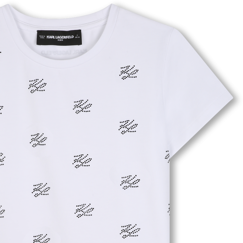 Tee-shirt manches courtes KARL LAGERFELD KIDS 
                        FILLE