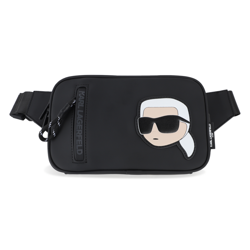 Sac banane en textile enduit effet gomme KARL LAGERFELD KIDS 
                        GARCON