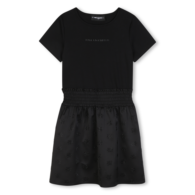 Robe manches courtes KARL LAGERFELD KIDS 
                        FILLE