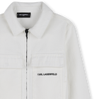 Veste en jean zipp&eacute;e KARL LAGERFELD KIDS 
                    GARCON