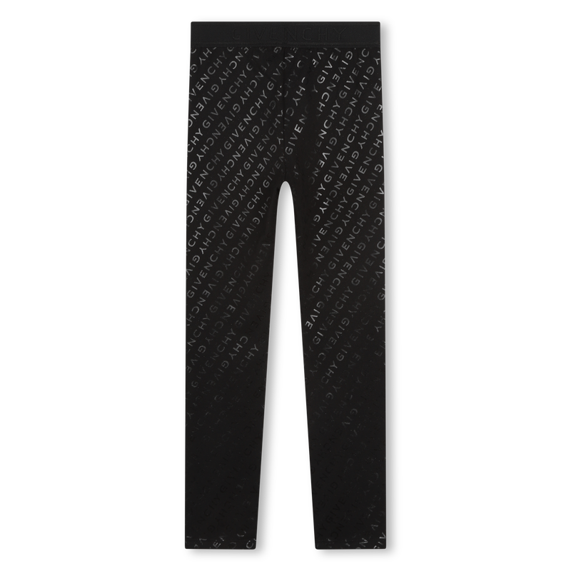 Katoenen legging met logoprint GIVENCHY 
                        GIRL