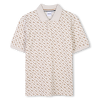 Polo met rechte snit en print BOSS 
                    BOY