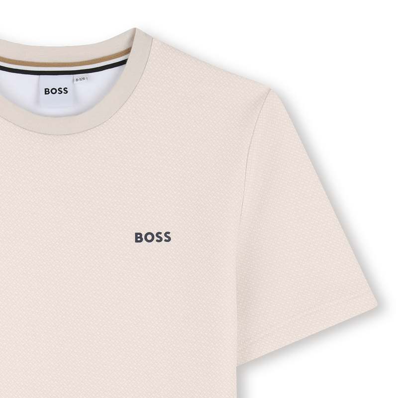 T-SHIRT MET KORTE MOUWEN BOSS 
                        BOY