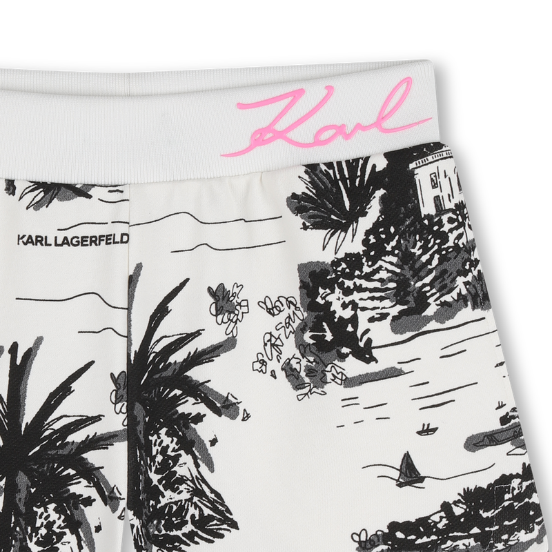 FLEECE KORTE BROEK KARL LAGERFELD KIDS 
                        GIRL